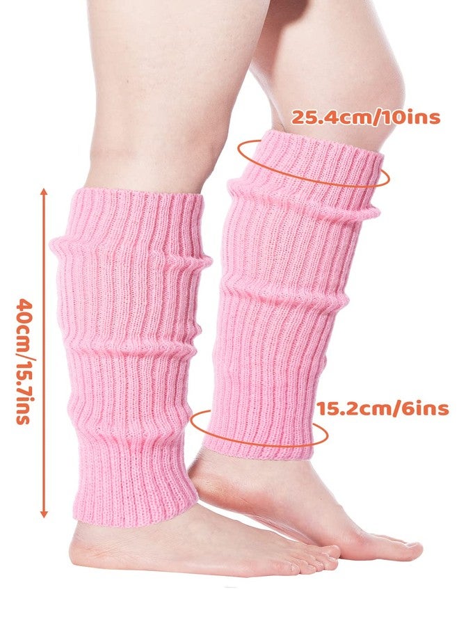 Abodhu Leg Warmers for Women Ribbed Knit Leg Warmer for Girls 80s Party Dance Sports Socks - Image 2